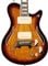 Michael Kelly Hybrid Special Electric Guitar Spalted Maple Burst with Gig Bag Body View